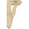 Ekena Millwork Funston Arts and Crafts Rough Sawn Bracket w/ Offset Brace, Douglas Fir, 6"W x 14"D x 26"H BKT0604X14X26FST03RDF - alternate 3